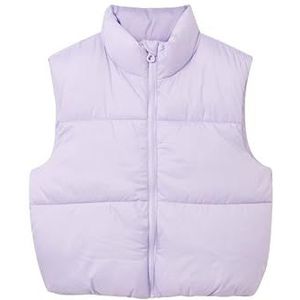 TOM TAILOR meisjes buffer vest, 29478-Light Orchid Purple, 152 cm
