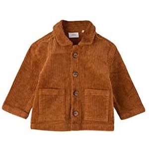 s.Oliver Junior Baby Boys Cord Jacket, Overshirt, Brown, 74