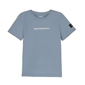 ECOALF, Minalf T-shirt voor kinderen, katoen, gerecyclede stof, katoenen T-shirt voor kinderen, T-shirt met korte mouwen, Lichtblauw, 6 jaar