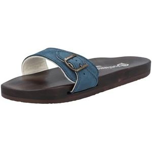 Berkemann Unisex originele sandaal houten schoen, diepblauw, 38 2/3 EU
