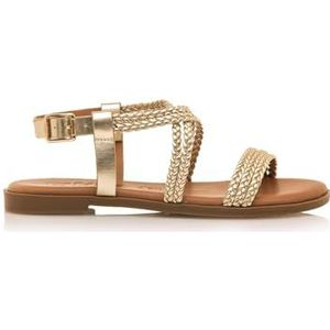 MTNG Maria 54488 Platte damessandalen, goudkleurig, 36 EU