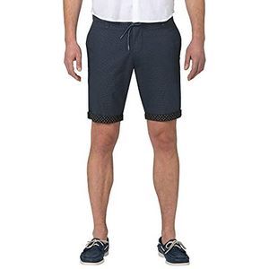 Timezone Heren Slim Jannotz Shorts, Navy Palm Dots, 28W (Regular)