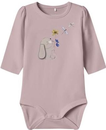 NAME IT Nbfkorn Ls Body voor dames, Burnished Lilac, numeric_56