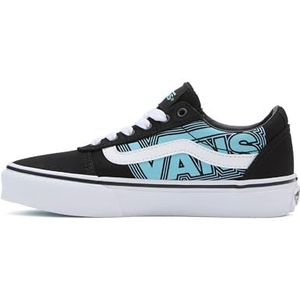 Vans Ward, Sneaker, Glow Neon Blue/Black, 23 EU, Lichtgevend Vans Neon Blauw Zwart, 23 EU
