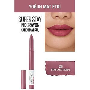 Maybelline - SuperStay Ink Crayon Lipstick 1.5 g 25 Stay Exceptional