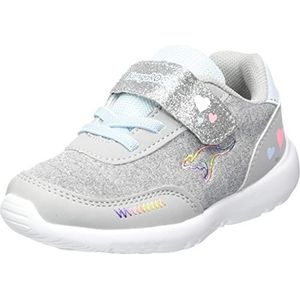 KangaROOS Unisex Ky-Match Ev Sneakers voor kinderen, Vapor Grey Blue Sky, 24 EU
