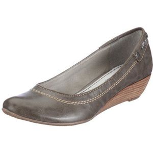 s.Oliver Casual pumps voor dames, Grau Graphite 206, 38 EU