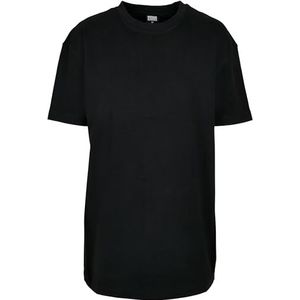 Urban Classics T-shirt voor dames, oversized Boyfriend T-shirt voor dames, zwart, L