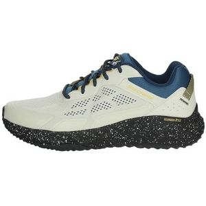 Skechers Heren Bounder RSE Sneakers, natuurlijke Duraleather/Mesh/Multi Trim, 5.5 UK, Natuurlijke Duraleather Mesh Multi Trim, 39 EU