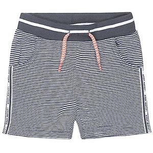 DIRKJE Jongens Donkerblauw wit gestreepte shorts, blauw/wit, 74 cm