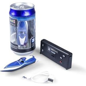 Revell Control 23570 Mini RC Speedboat-Blauw met Nauwkeurige 2.4 GHz Controle, 7.5cm in Lengte