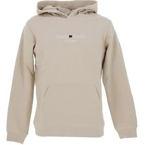 Teddy Smith S - Jim Hoody Jr Sweatshirt voor jongens, Lichtbeige, 8 Jaren