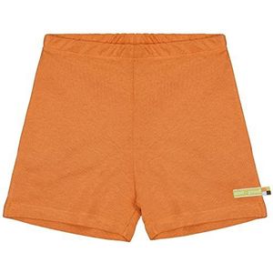 loud + proud Unisex kinderen uni met linnen, GOTS-gecertificeerde shorts, Carrot 62/68, karrood, 62/68 cm