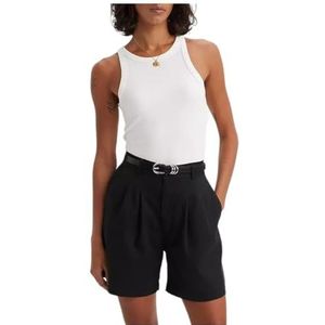 LEVIS Dames Pleated Broek Short Blacks, caviar, 29