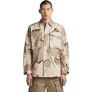 G-STAR RAW Heren Core Field Jacket, meerdere kleuren (dk Brick Desert camo D326-D935), XS, Meerkleurig (Dk Brick Desert Camo D326-d935), XS