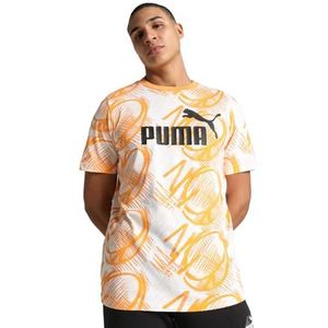 PUMA Power AOP Tee Clementine