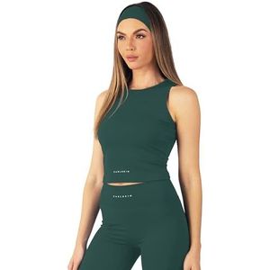 Carlheim Women's Serenita Active Collection Tank top, Dark Teal, X-Small