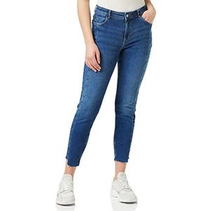 comma Damesbroek 7/8 vrijetijdsbroek, 57Z8 donkerblauw, 32