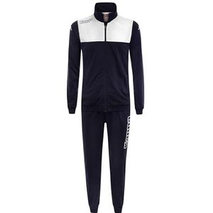 Kappa Alfon trainingspak voor jongens, blauw marine/blanc, XL