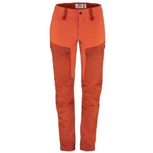 Fjallraven 86706-321-333 Keb Broek W Sportbroek Dames Cabin Red-Rowan Red maat 46/R