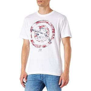 MARVEL Captain America Shield Jumper voor heren, Kleur: wit, M
