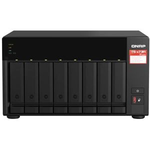 QNAP TS-873A NAS Tower Ethernet LAN Zwart V1500B