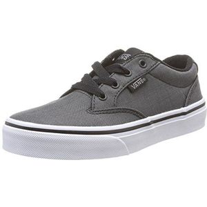 Vans Y Winston, Unisex Hi-Top Sneakers, voor kinderen, zwart (textiel zwart), 2 UK, Zwart Textiel Zwart, 33 EU