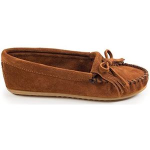 Minnetonka Kilty Mocassin voor dames, bruin bruin 2, 41 EU