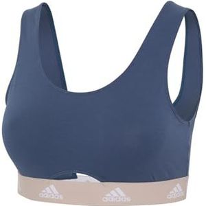 adidas Dames Sport Active Comfort Cotton BH, blauw, XL