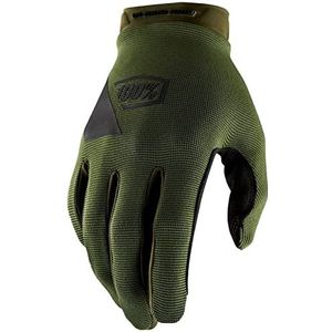 RIDECAMP handschoenen, legergroen/zwart - M