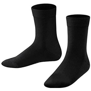 FALKE Uniseks-kind Sokken Family K SO Duurzaam Katoen eenkleurig 1 Paar, Zwart (Black 3000) nieuw - milieuvriendelijk, 31-34