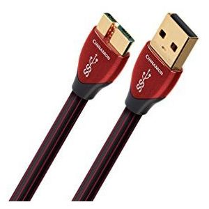 AudioQuest 3 m Cinnamon Micro-USB 3.0 Zwart 0.75m USB naar Micro USB B USB-kabel