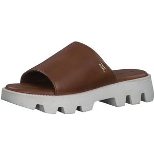 s.Oliver 5-27201-42 Schuifsandalen voor dames, cognac, 36 EU