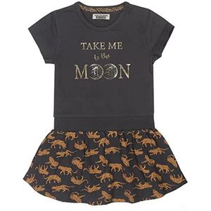 DJ Dutchjeans Girl's ss Dress, Grijs, 98