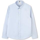 BOSS Kidswear - Overhemd - Oxfordkatoen - Logostiksel