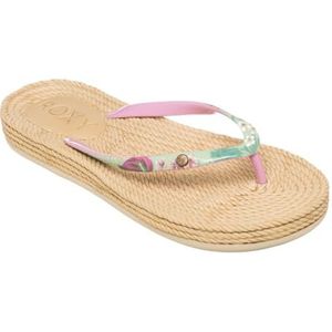 Roxy - South Beach - Slippers - Groen - Synthetisch Rubber