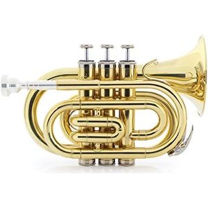 Classic Cantabile geelkoper TT-500 Pocket trompet