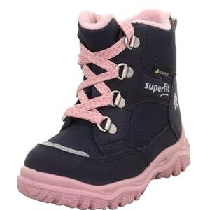 Superfit Mädchen HUSKY1 warm gefütterte Gore-Tex Stiefel, BLAU/ROSA 8010