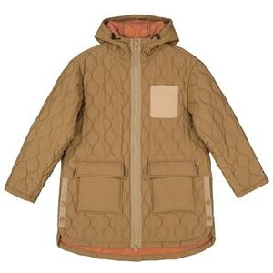 Gewatteerde Jas - Contrasterende Inserts - Logoprint - Licht Gevoerd