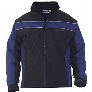 Hydrowear 042602 Rome Thermo Line Soft Shell Jack, 100% Polyester, 3X-Large Mate, Navy/Zwart