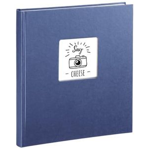 Hama Fotoalbum ""Fine Art"" 29 x 32 cm, 50 pagina's (25 vellen), met uitsparing voor fotolade, blauw