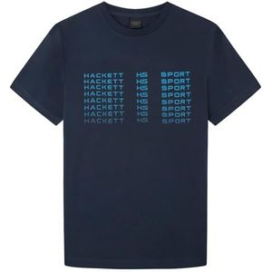 Hackett London Heren Hs Tech Polo T-shirt, Blauw (Navy), XS, Blauw (zwart), XS