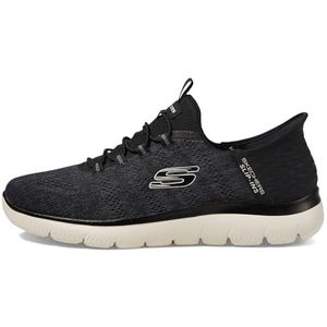 Skechers Summits Key PACE Sneakers voor heren, zwart mesh, 41 EU, Zwart gaas, 42.5 EU