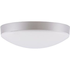inolight iWD 28 D LED plafondlamp (A+, 23 Watt, 4000 K neutraal wit, 2150 lumen, 28 cm, 50.000 uur) zilver/wit