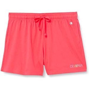 Champion Legacy Graphics Logo Regular Shorts voor dames, Rood, L