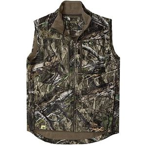 Mossy Oak Heren Camo Sherpa 2.0 Fleece gevoerd jachtvest jas, Country DNA, M