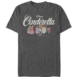 Disney Cinderella - Cinderella Group Unisex Crew neck T-Shirt Melange Black XL