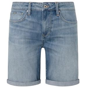 Pepe Jeans Heren Slim Short, Blauw (Denim-MN8), 28W, Blauw (Denim-mn8), 28W