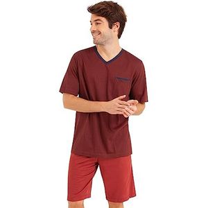 Eminence Pijama set heren, Bordeaux/Bordeaux, M