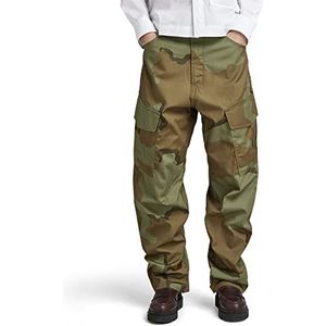 G-STAR RAW Cargo 3D Boyfriend Pants Damesbroek, meerkleurig (Smoke Olive Desert Camo D23221-d386-d936), 28
